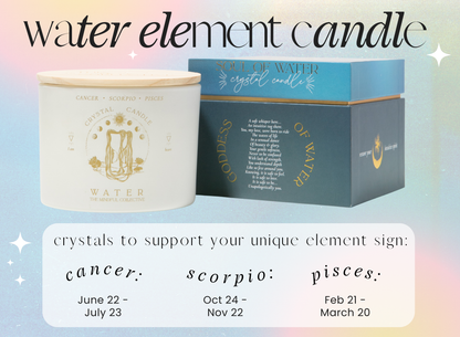 Water Elements Candle