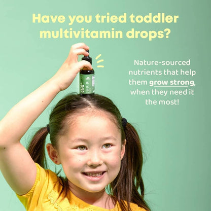 Toddler Multivitamin Liquid Drops, Daily Vitamin Formula