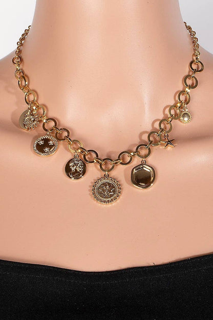 Sunburst Charm Necklace