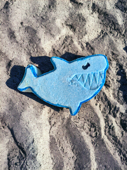 Shark Bath Bomb with Surprise Coin Inside