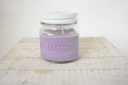 Hand poured Lavender Candle Soy and Beeswax