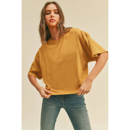 Blank Long Crop Tee