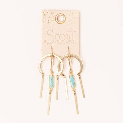 Dream Stone Earring - Turquoise/Silver