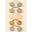 Round Lens Metallic Frame Sunglasses Set