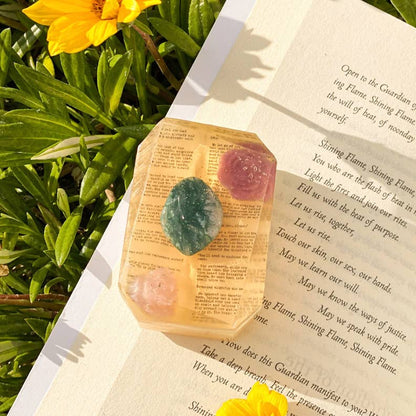Open Book - Crystal Infused Soap