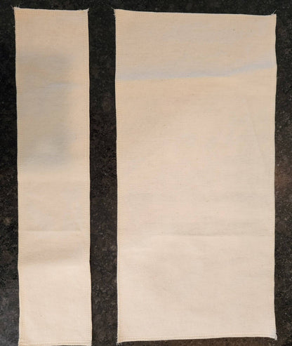 Organic Castor Oil Pack Kit Cold Pressed Hexane Free Unrefined Unbleached Cotton Flannel