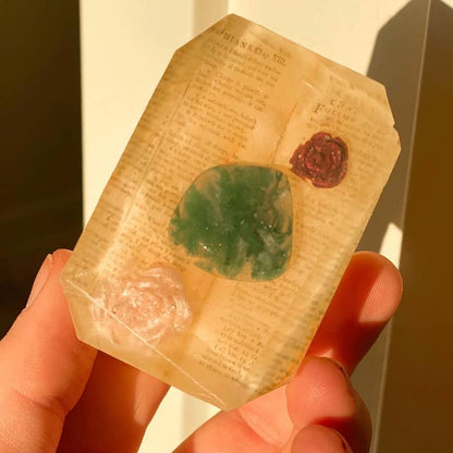 Open Book - Crystal Infused Soap