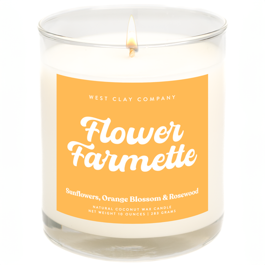 Flower Farmette Candle 🌼 - Floral Flower Candles