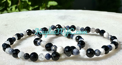 Natural Crystal Virgo Zodiac Stretch Bracelet