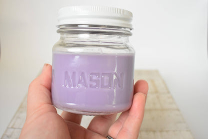 Hand poured Lavender Candle Soy and Beeswax