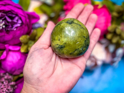 Green Opal Palmstones, Ethically Sourced Crystals