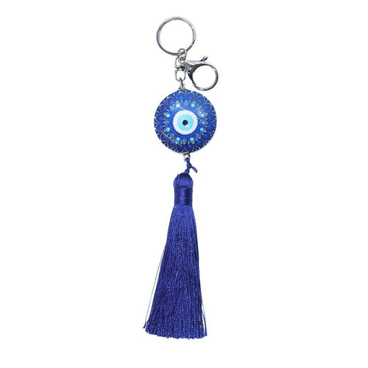 Tassel Keychain - Evil Eye