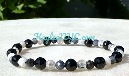 Natural Crystal Virgo Zodiac Stretch Bracelet