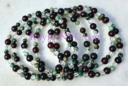 Natural Crystal Capricorn Zodiac Stretch Bracelet