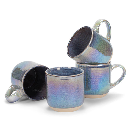 Iridescent Ribbed Purple